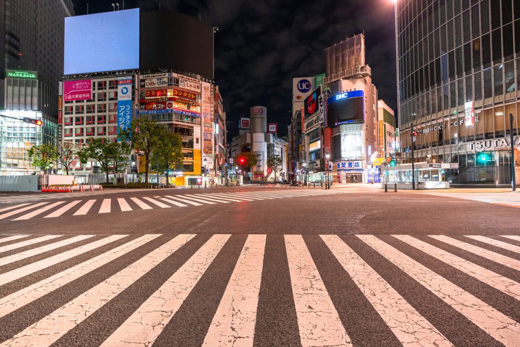 緊急事態宣言下の渋谷（画像提供：PIXTA）